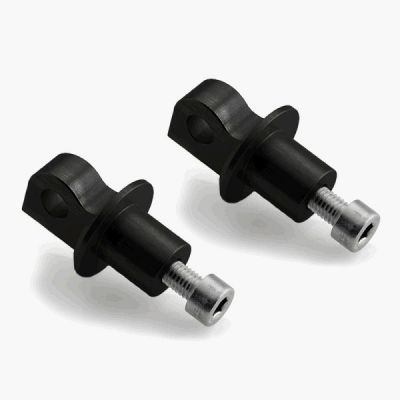 Adaptér pro stupačky spolujezdce RIZOMA pro motocykly DUCATI SCRAMBLER 900, MONSTER 1200, TRIUMPH BONNEVILLE T100, BONNEVILLE čern